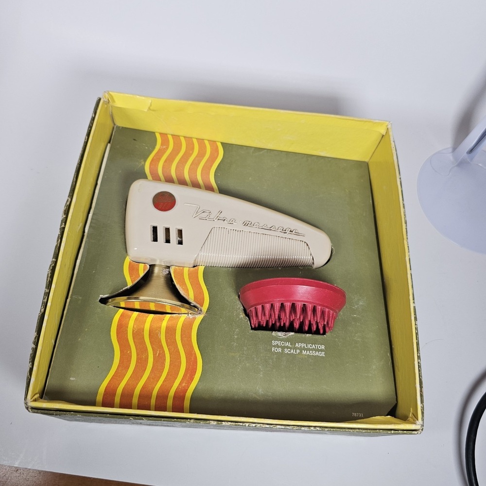Oster Model 214-01 Vibra-Massage Infra Red Massager Heat 2 Settings Vtg Tested